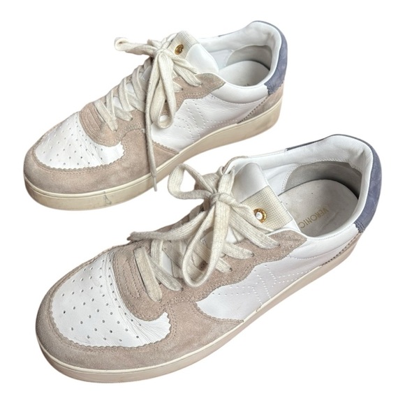 Veronica Beard Lennox Sneakers White Dusk Blue Women’s Size 11 M - Picture 8 of 15